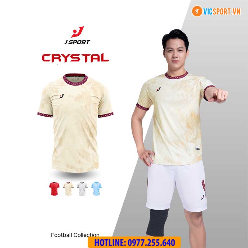 Áo đá banh thiết kế J-Sport Crystal - Hình ảnh 19