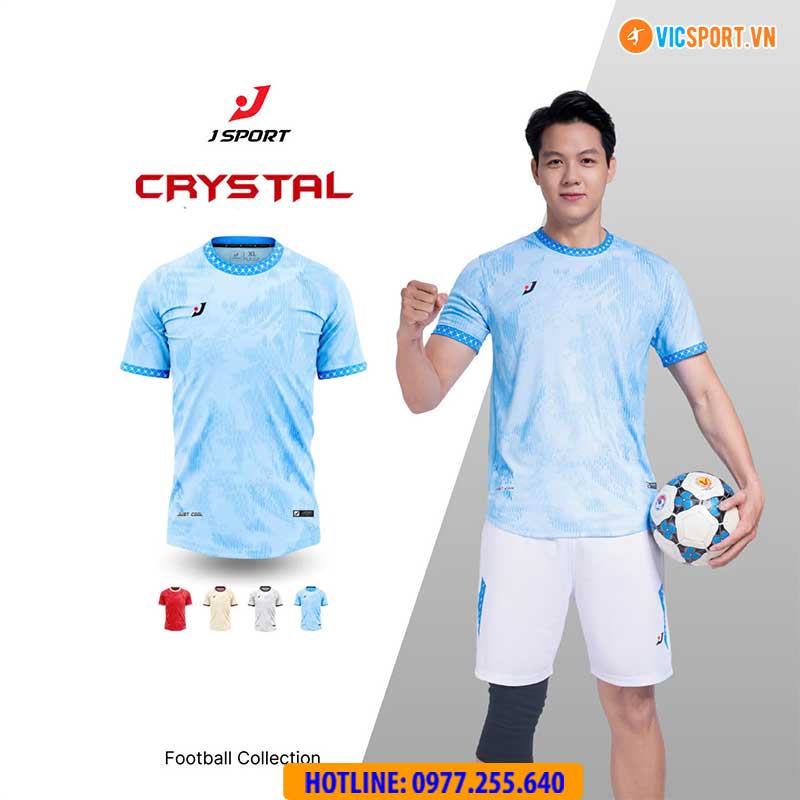 Áo đá banh thiết kế J-Sport Crystal - Hình ảnh 18