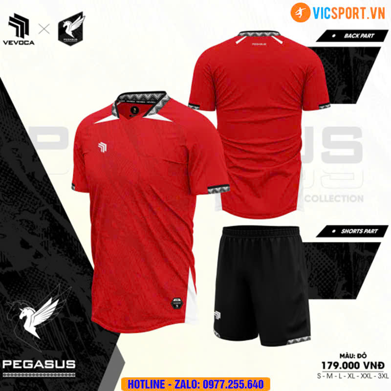 Áo đá banh không logo Vevoca Pegasus - Hình ảnh 9