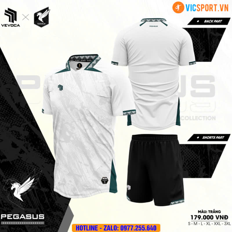 Áo đá banh không logo Vevoca Pegasus - Hình ảnh 3