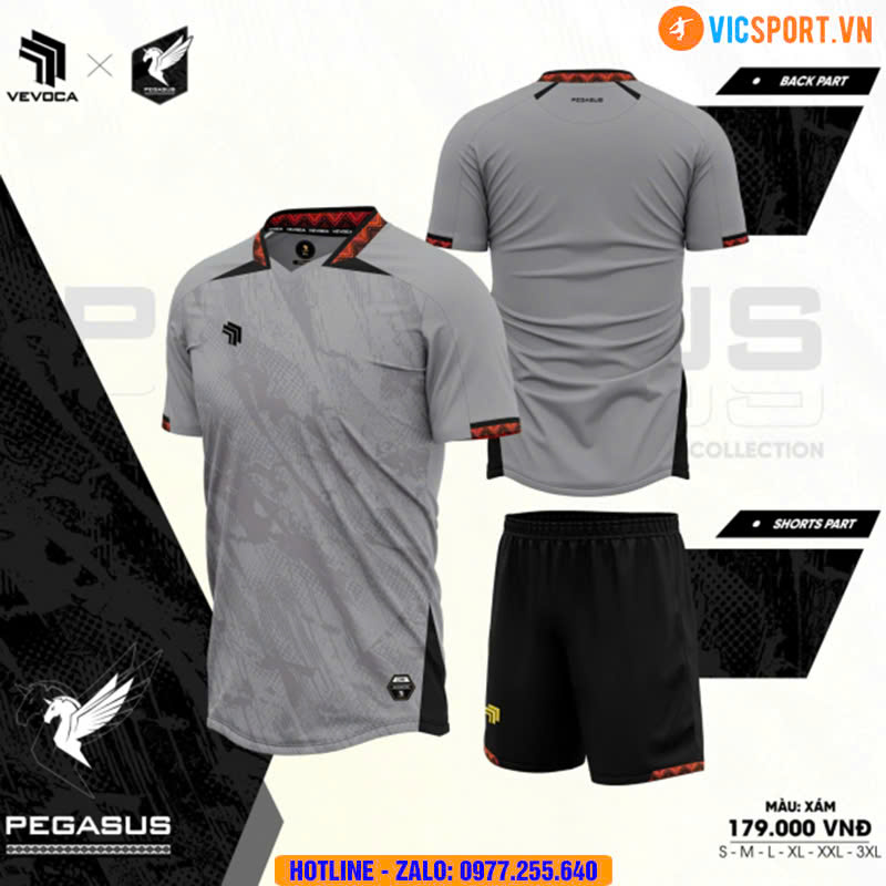 Áo đá banh không logo Vevoca Pegasus - Hình ảnh 7