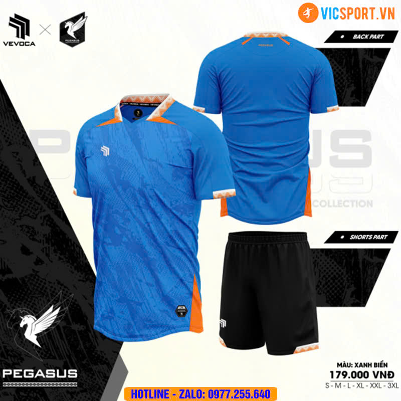 Áo đá banh không logo Vevoca Pegasus - Hình ảnh 4