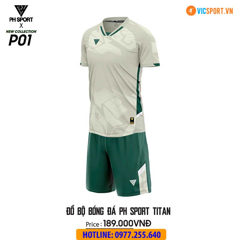 Áo đá banh không logo PH Titan - Hình ảnh 13