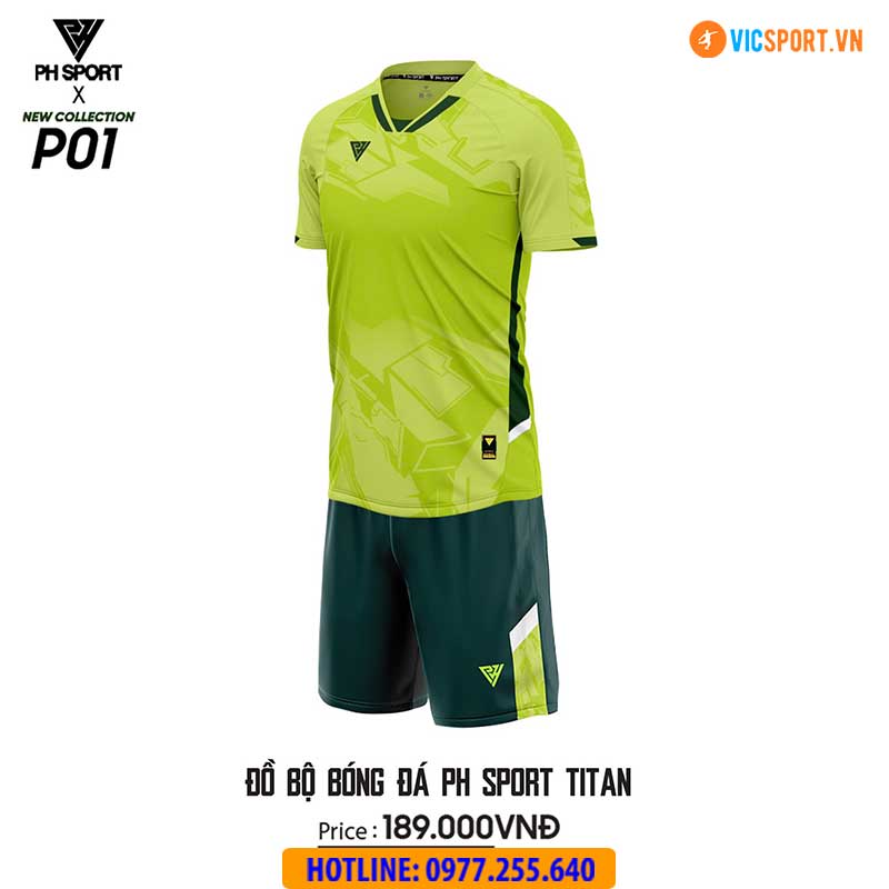 Áo đá banh không logo PH Titan - Hình ảnh 15