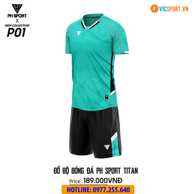 Áo đá banh không logo PH Titan - Hình ảnh 17
