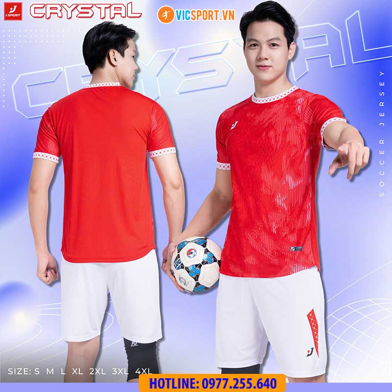 Áo đá banh thiết kế J-Sport Crystal - Hình ảnh 9