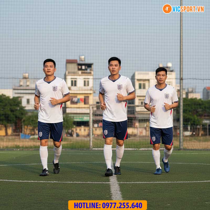 Áo đá banh đội tuyển Anh WC 2026 vải mè - Hình ảnh 17