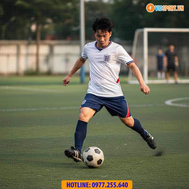 Áo đá banh đội tuyển Anh WC 2026 vải mè - Hình ảnh 19