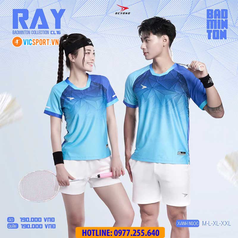 Áo cầu lông pickleball Beyono Ray CL16 đa năng - Hình ảnh 13