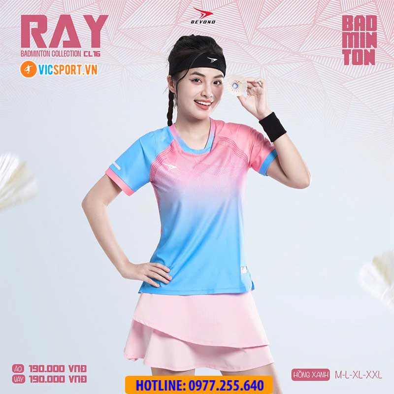 Áo cầu lông pickleball Beyono Ray CL16 đa năng - Hình ảnh 16