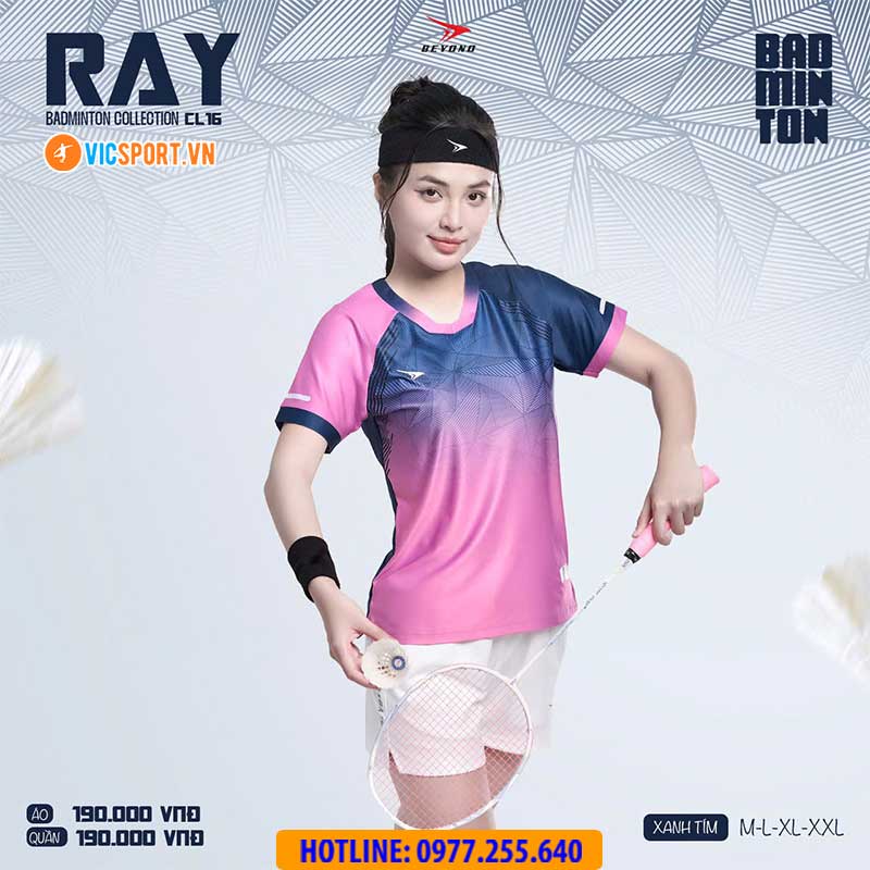 Áo cầu lông pickleball Beyono Ray CL16 đa năng - Hình ảnh 17
