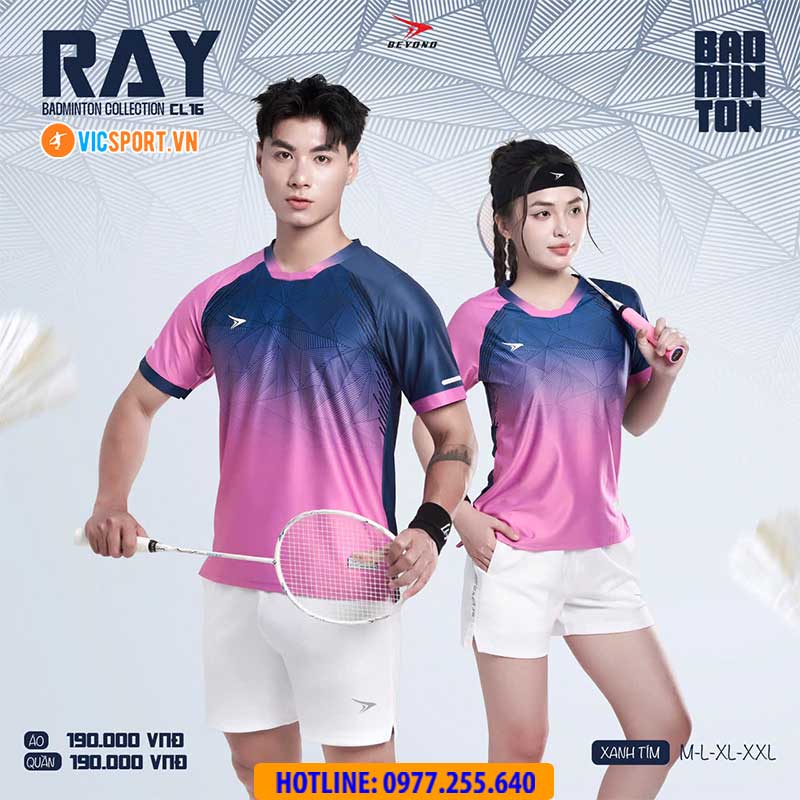 Áo cầu lông pickleball Beyono Ray CL16 đa năng - Hình ảnh 22
