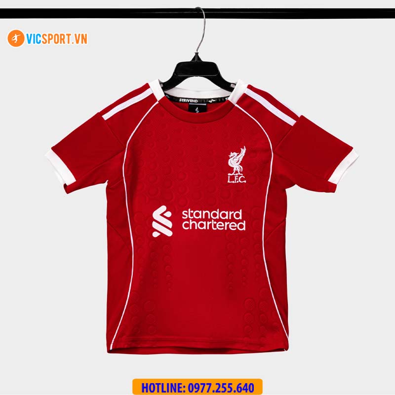 Áo đá banh trẻ em Strivend Clb Liverpool mùa giải 2025-2026 - Hình ảnh 8
