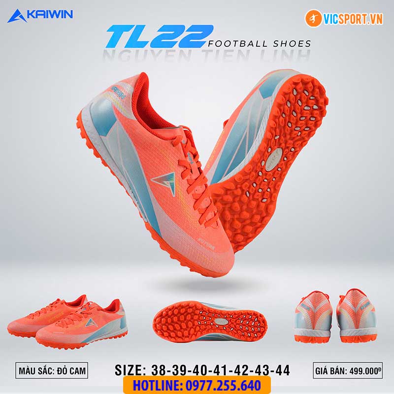 Giày đá banh Kaiwin TL22 đế TF – Nguyễn Tiến Linh - Hình ảnh 7