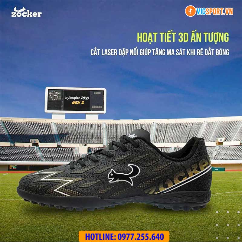 Giày đá banh Zocker Inspire Pro Gen 2 đá sân nhân tạo - Hình ảnh 17