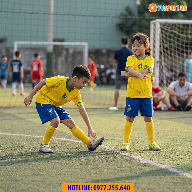 Áo đá banh đội tuyển Brazil WC 2026 vải mè - Hình ảnh 34
