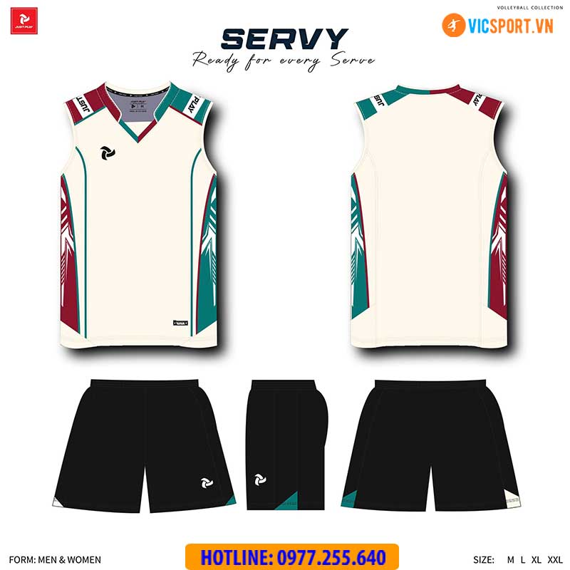 Quần áo bóng chuyền Justplay Servy - Hình ảnh 22