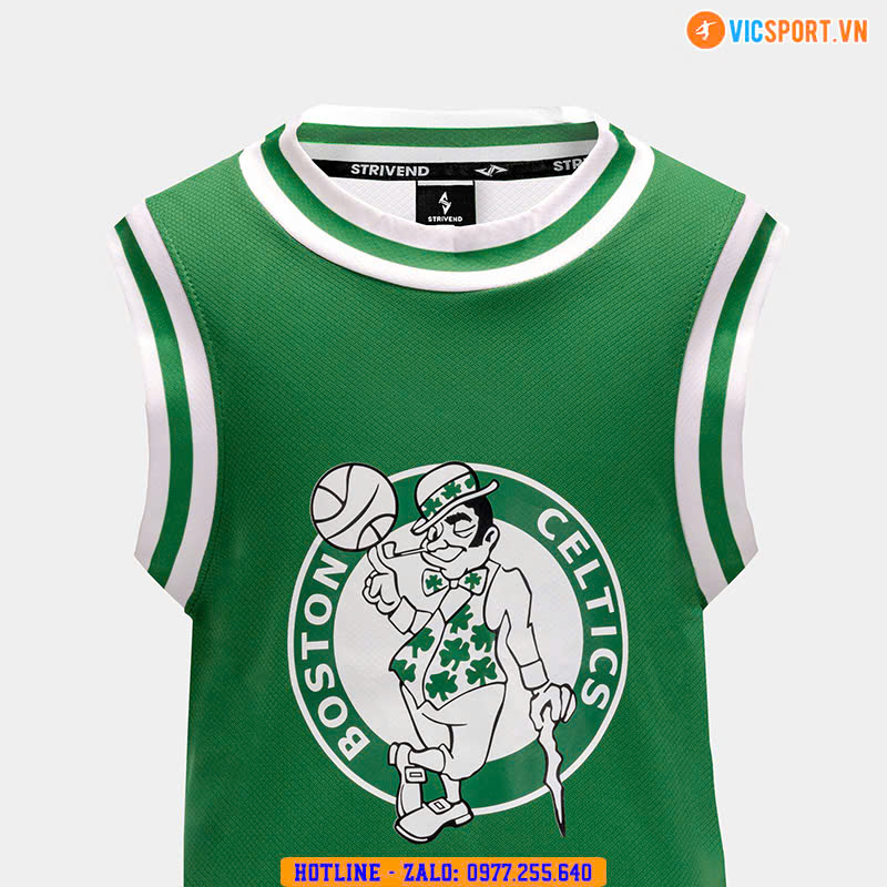 Quần áo bóng rổ trẻ em Strivend Celtics - Hình ảnh 13