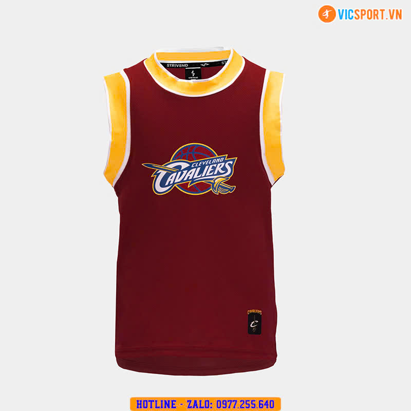 Quần áo bóng rổ trẻ em Strivend Cleveland Cavaliers - Hình ảnh 10