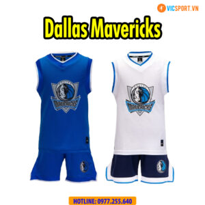 Quần áo bóng rổ trẻ em Strivend Dallas Mavericks