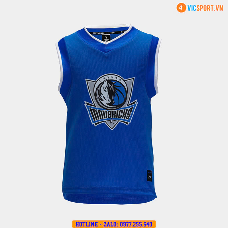 Quần áo bóng rổ trẻ em Strivend Dallas Mavericks - Hình ảnh 13