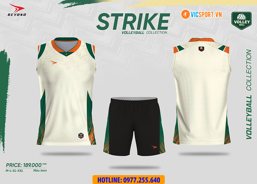 Quần áo bóng chuyền nam Beyono Strike sát nách - Hình ảnh 16