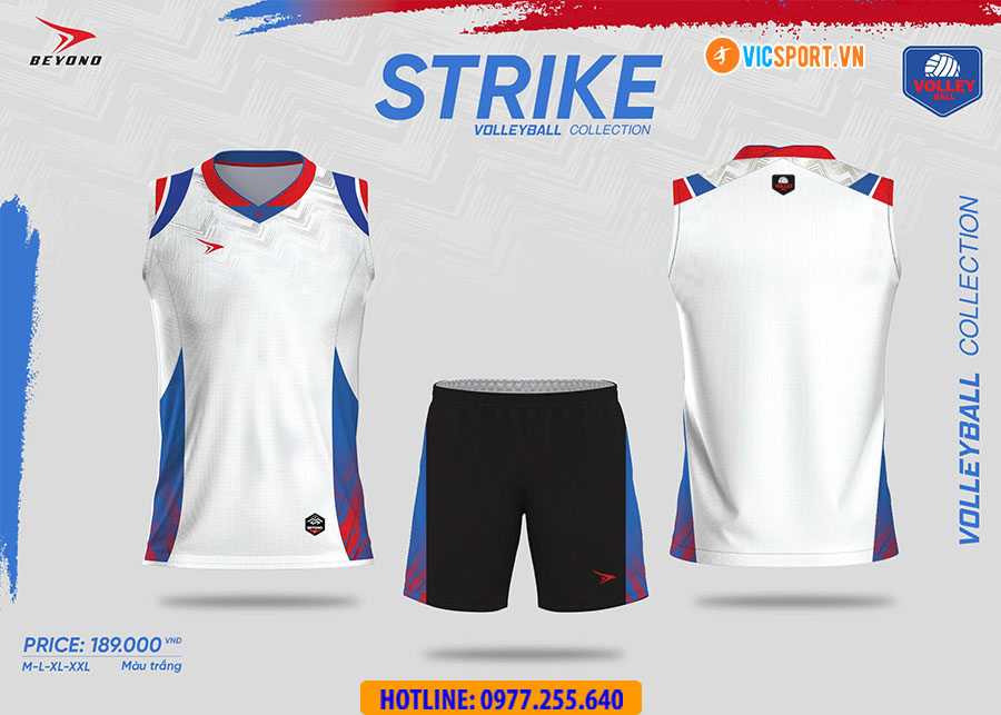Quần áo bóng chuyền nam Beyono Strike sát nách - Hình ảnh 17