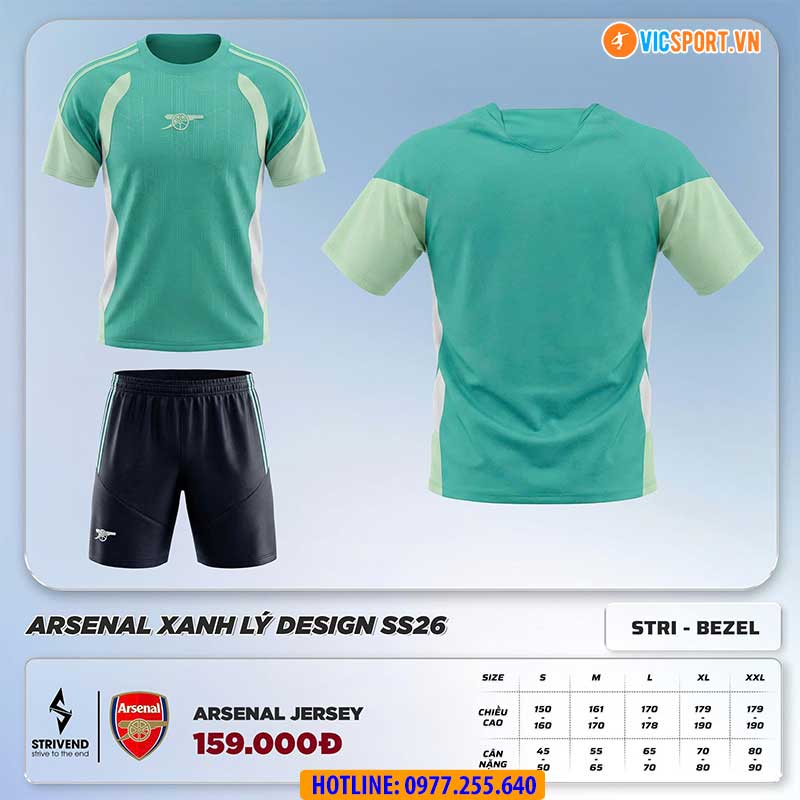 Áo đá banh Clb Arsenal SS26 Strivend - Hình ảnh 2