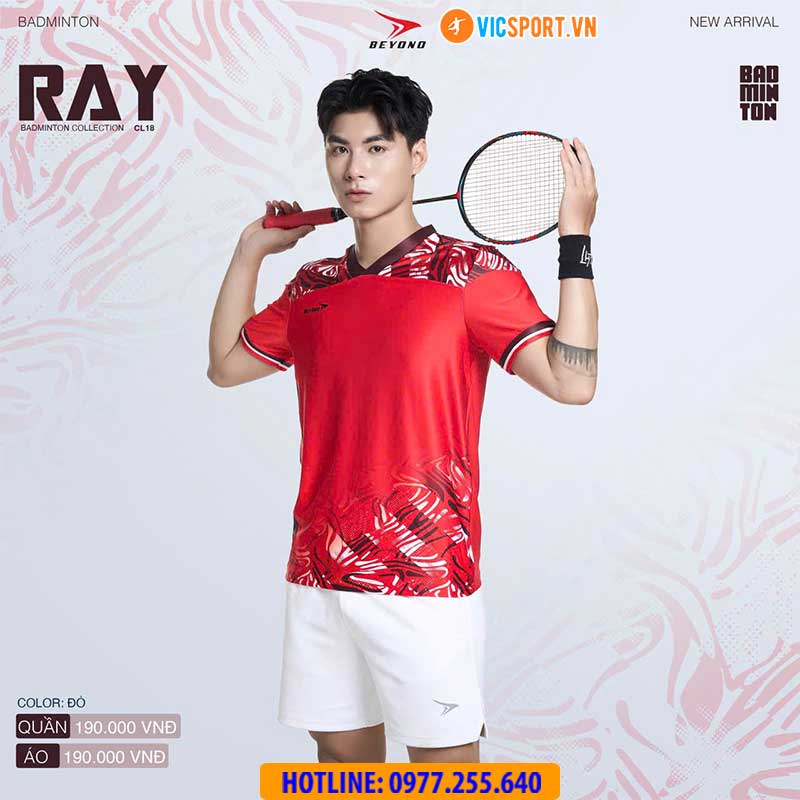 Áo cầu lông Beyono Ray CL18 đa năng - Hình ảnh 3
