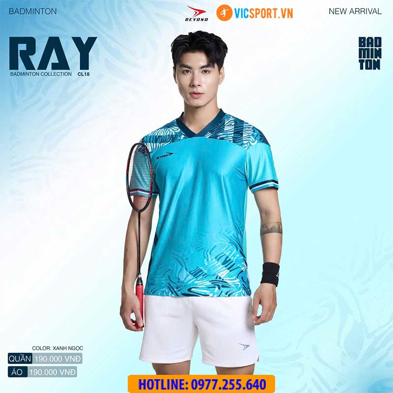 Áo cầu lông Beyono Ray CL18 đa năng - Hình ảnh 4
