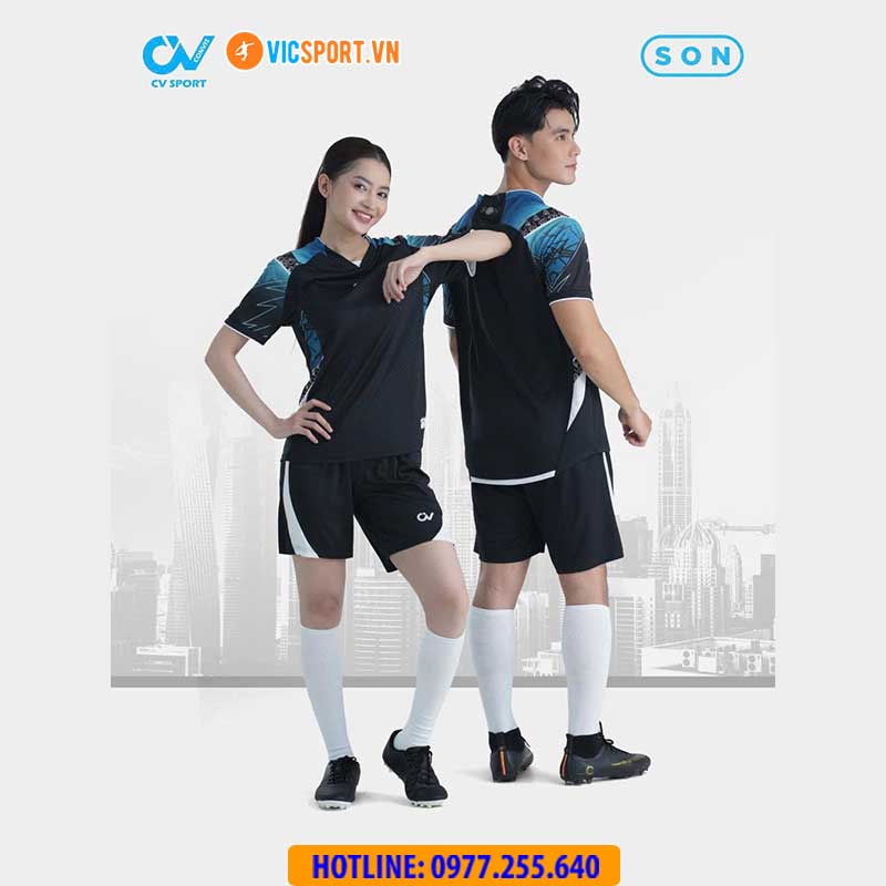 Áo đá banh không logo CV Son - Hình ảnh 14