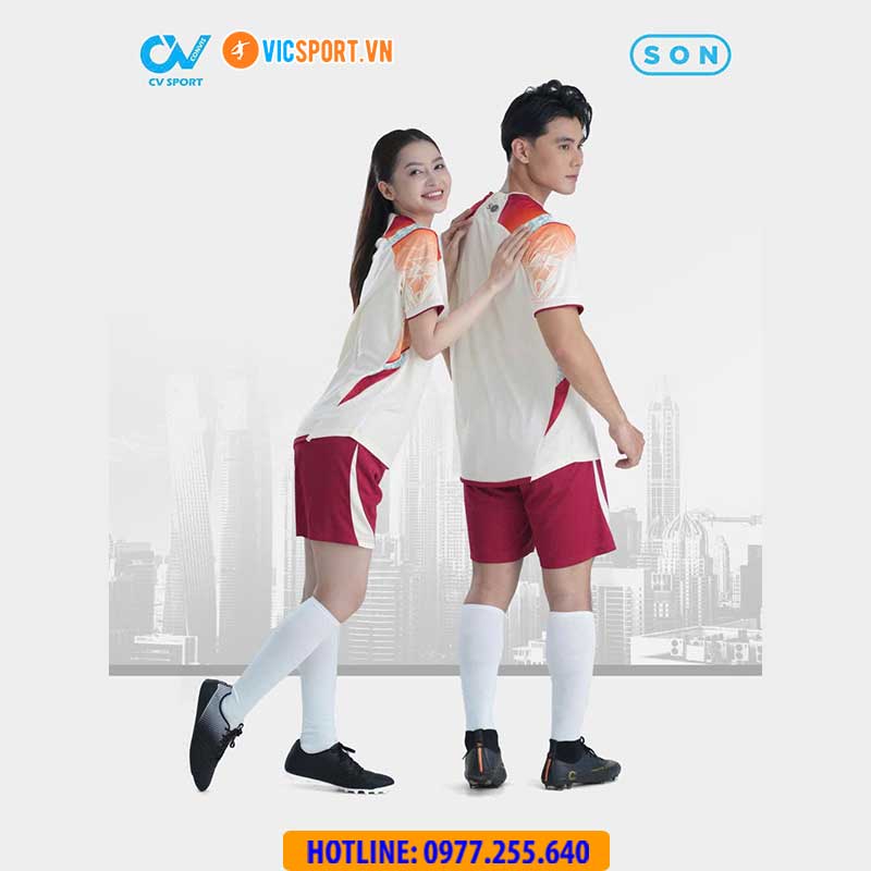 Áo đá banh không logo CV Son - Hình ảnh 16