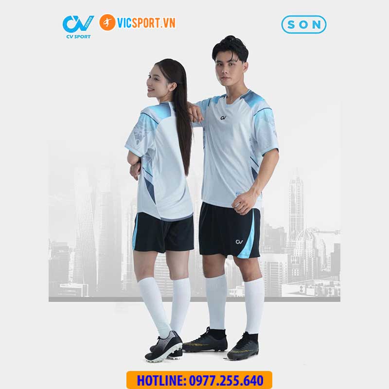 Áo đá banh không logo CV Son - Hình ảnh 19