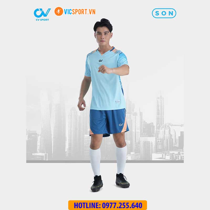 Áo đá banh không logo CV Son - Hình ảnh 30
