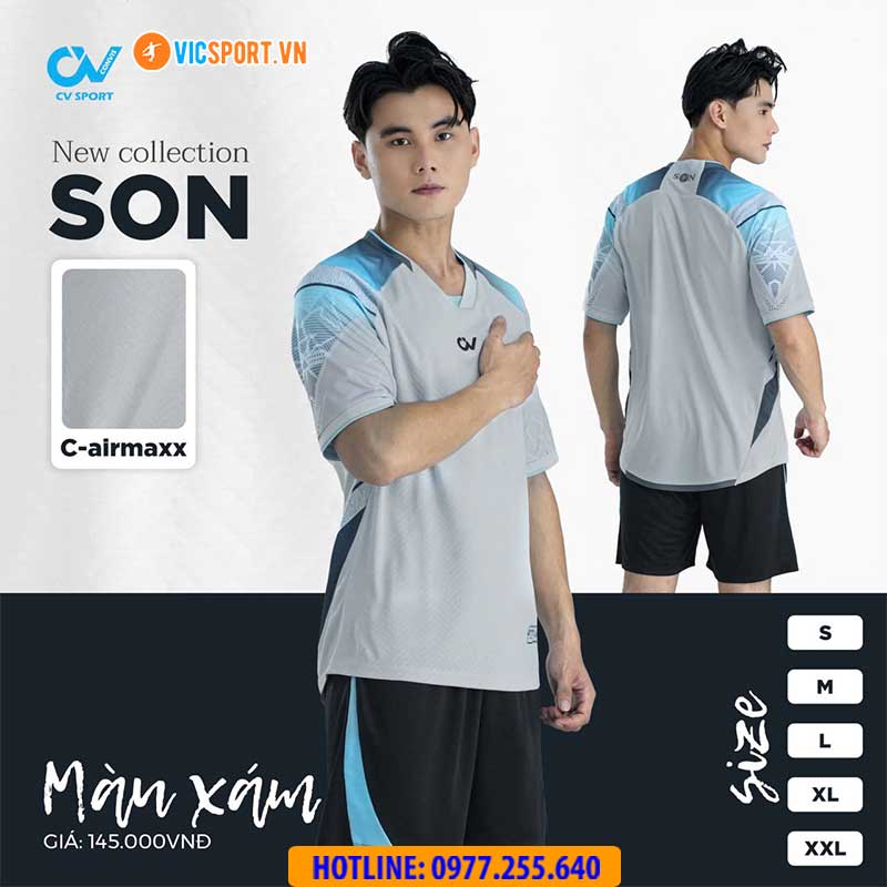 Áo đá banh không logo CV Son - Hình ảnh 13