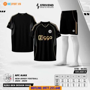 Áo đá banh Strivend Clb Ajax SS26 mùa giải 2025-2026