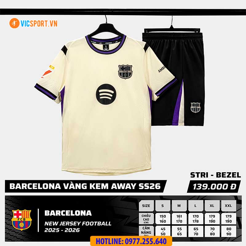 Áo đá banh Clb Barcelona SS26 Strivend - Hình ảnh 8