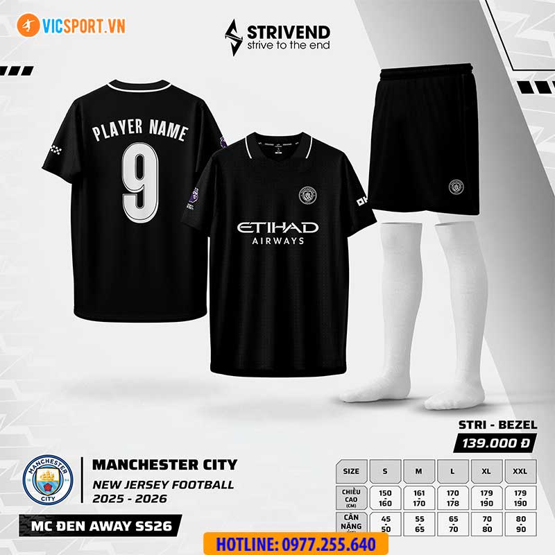 Áo đá banh Clb Man City SS26 Strivend - Hình ảnh 6