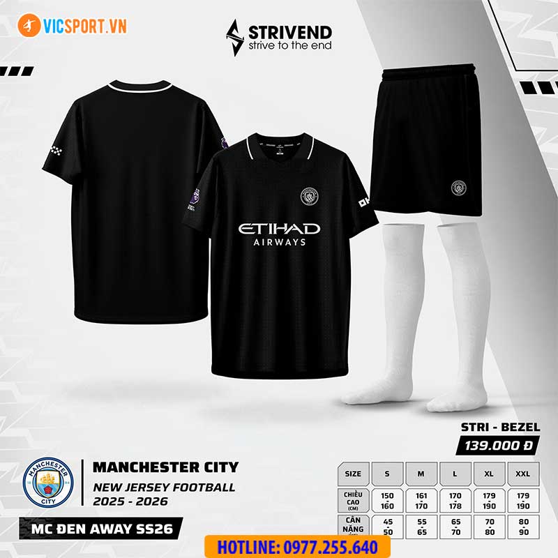 Áo đá banh Clb Man City SS26 Strivend - Hình ảnh 9