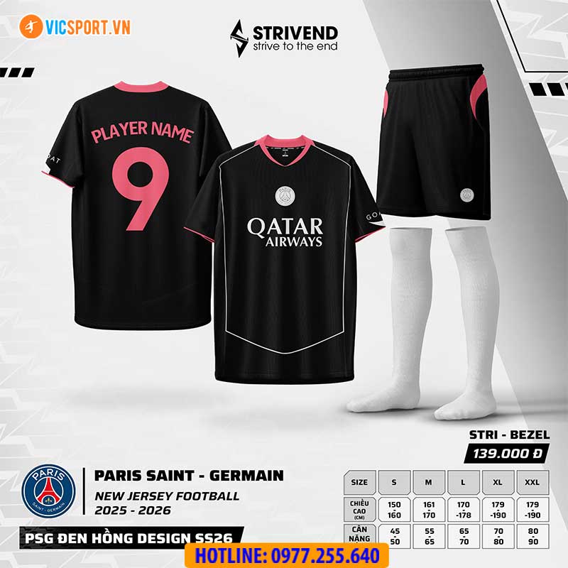 Áo đá banh Strivend Clb PSG SS26 mùa giải 2025-2026 - Hình ảnh 6