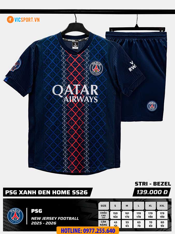 Áo đá banh Strivend Clb PSG SS26 mùa giải 2025-2026 - Hình ảnh 14