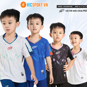 Áo đá banh trẻ em không logo CP Yaris