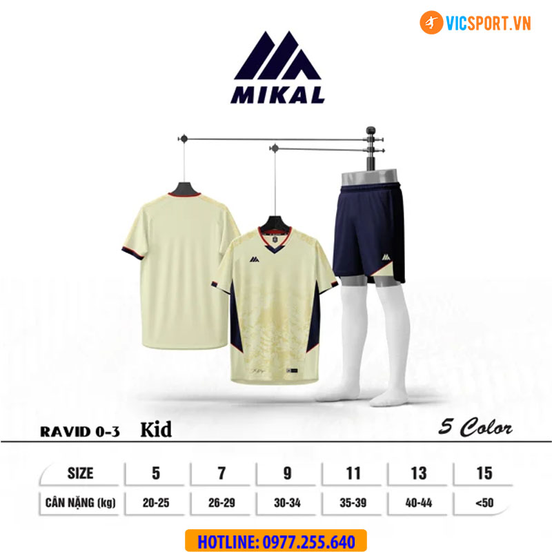 Áo đá banh trẻ em Mikal Ravid 3.0 - Hình ảnh 8