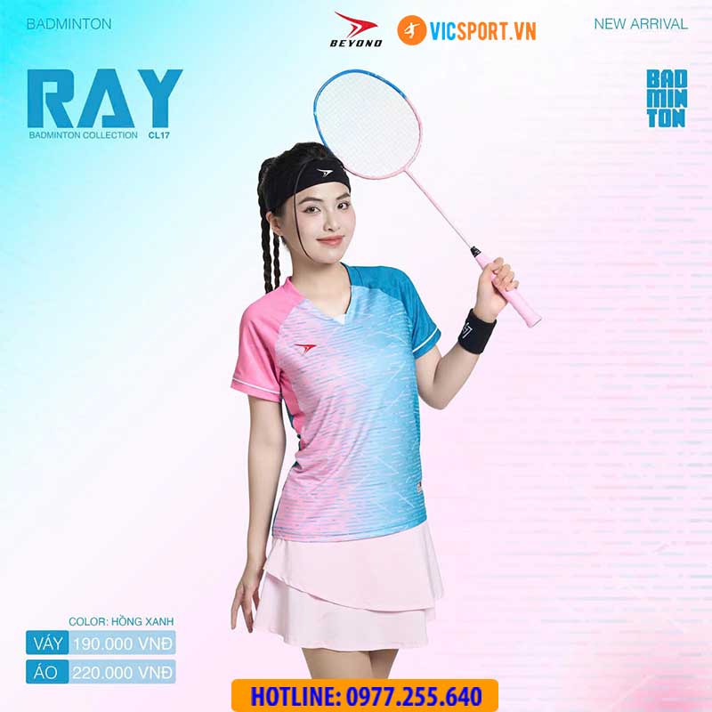 Áo cầu lông Beyono Ray CL17 đa năng - Hình ảnh 12