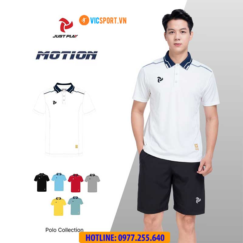 Áo thể thao polo di chuyển Justplay Motion - Hình ảnh 3