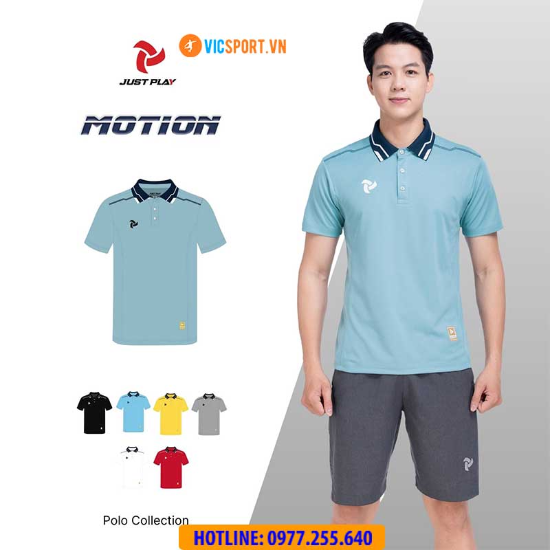 Áo thể thao polo di chuyển Justplay Motion - Hình ảnh 2