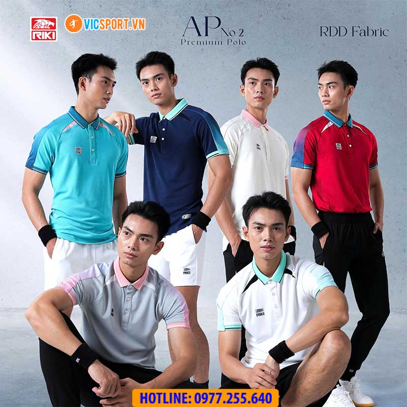 Áo thể thao polo di chuyển Riki AP02