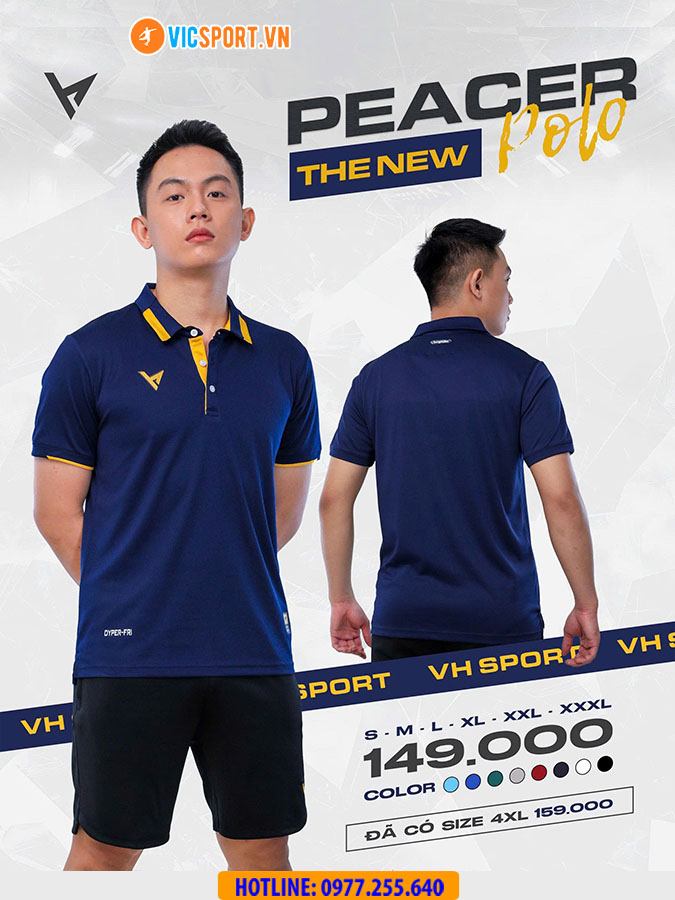 Áo thể thao polo di chuyển VH Peacer - Hình ảnh 20