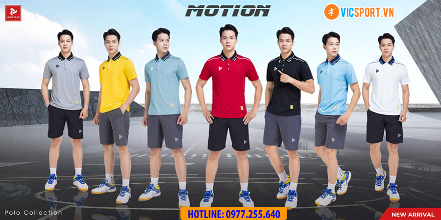 Áo thể thao polo di chuyển Justplay Motion - Hình ảnh 20