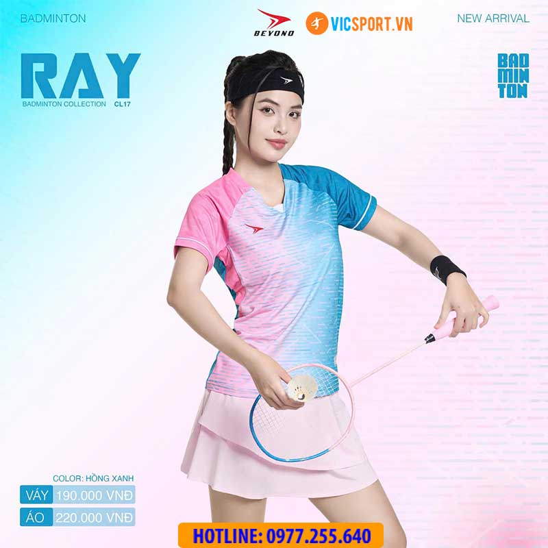 Áo cầu lông Beyono Ray CL17 đa năng - Hình ảnh 4
